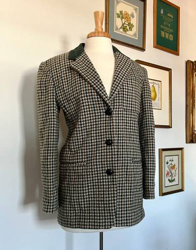 Houndstooth Vintage  Blazer Jacket