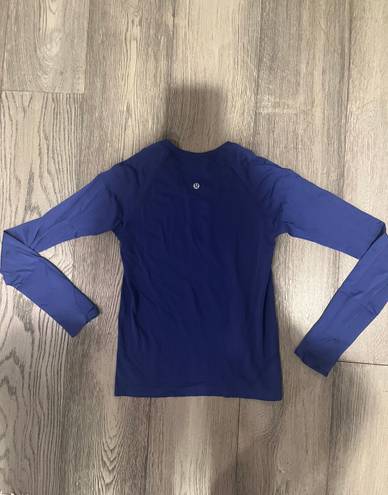 Lululemon Swiftly Tech Long Sleeve Blue