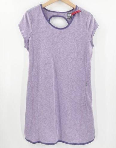 The North Face  Dress Size Large Cutout Purple Casual Shirt Cotton Blend NWT