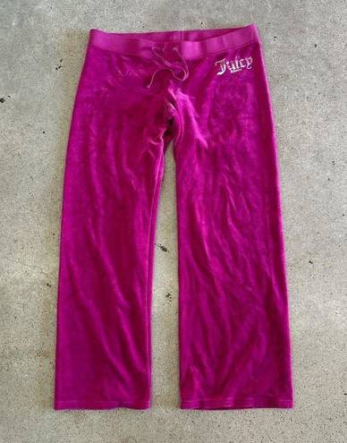 Juicy Couture  Velour Track Pants