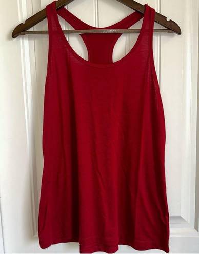 Old Navy Active  red racer back tank running top women M