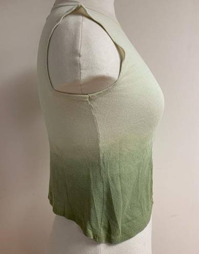 United Colors Of Benetton Benetton Italy Ombre green cropped top