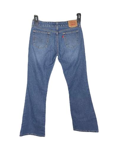 Levi Strauss & CO. 516 Super Low Stretch Bootcut Blue Jeans Juniors 3