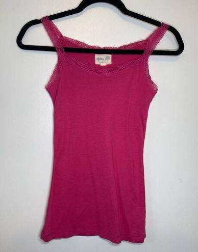 Kirra Pac Sun  Sunshine Lace camisole Tank Top Y2K Style Pink Summer Beach size M