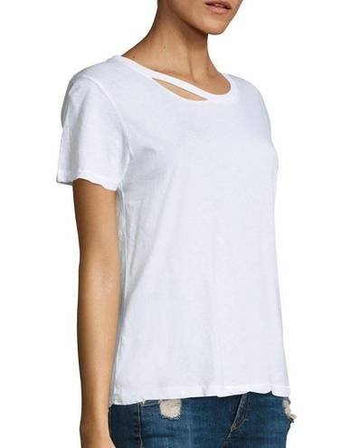 n:philanthropy  Cypress Slit Tee Top in White XSmall New Womens Tshirt