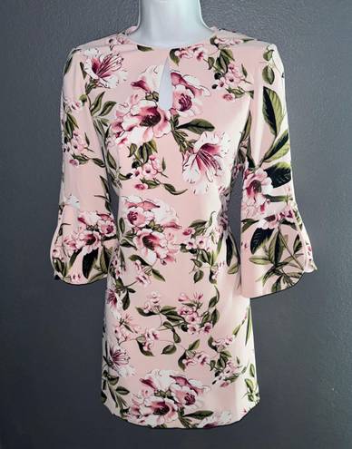 White House | Black Market New w/ $180 Tags WHBM  Floral Pink Dress Womens Small 4