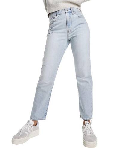 Madewell  perfect vintage high rise straight legs jeans in light wash Size 26 EUC