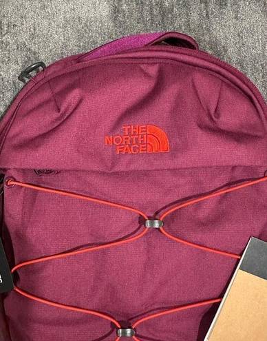 The North Face Borealis Boysenberry Heather Fiery Red Backpack One Size NWT