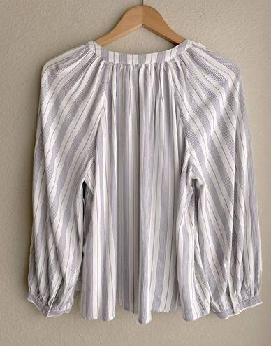 Treasure & Bond  Nordstrom Long Sleeve Striped Blouse  NWT