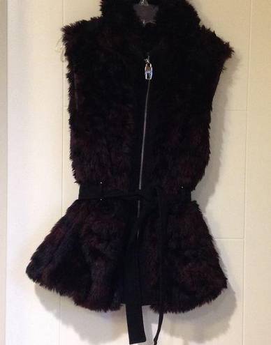 Miss Sixty Faux fur vest