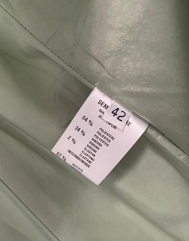 Semi Couture 01 Teal Suit Jacket Vest Blue Size 10