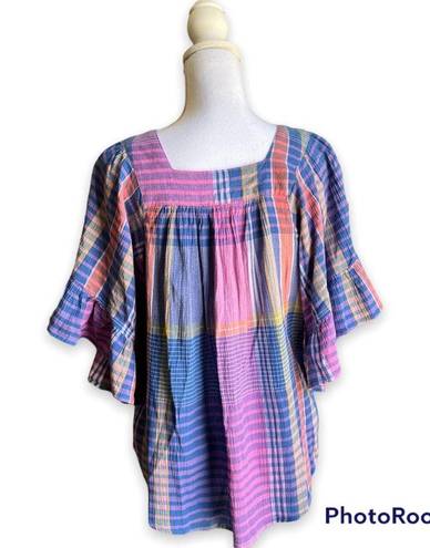 NWT- Beach Lunch Lounge Naomi Ruffle Sleeve Top- Size Medium