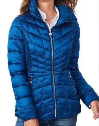 Bernardo  EcoPlume Packable Water-resistant Puffer Coa MARINA BLUE sz 2xl (c3)