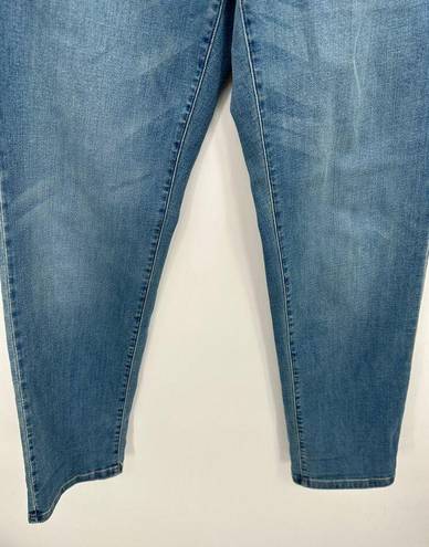 J.Jill  Blue Denim Boyfriend Straight Leg Ankle 5 Pockets Jeans Women's Size 10