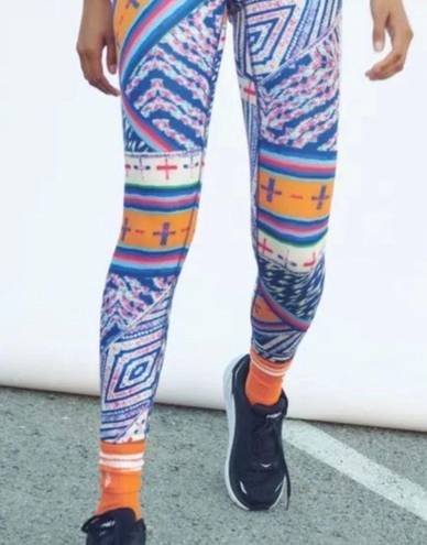 Free People Movement NEW  Ashford High Rise Lose Control Leggings in Ski Combo XS