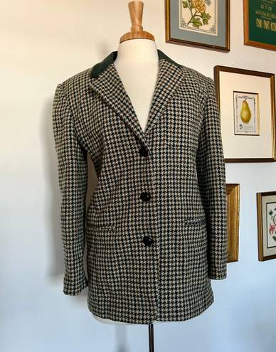 Houndstooth Vintage  Blazer Jacket