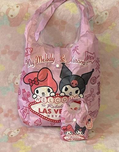 Sanrio My Melody & Kuromi Authentic  “Las Vegas” tote & mini tote, bag set (NEW)