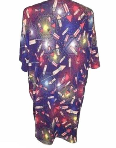 LuLaRoe NWT 4th of July Fireworks  Irma size M