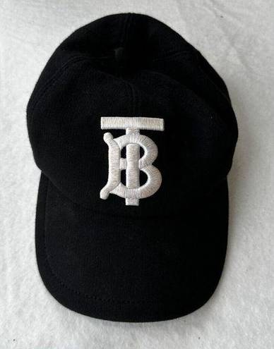 Burberry  TB Logo Canvas Baseball Cap Hat Navy Blue Size S Adjustable Snap