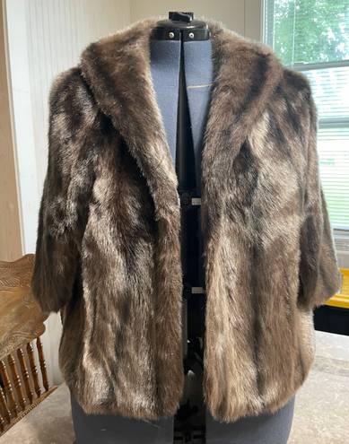 Beautiful Brown Regina Glenara By Glenoit Faux Fur Jacket