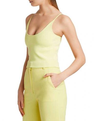 ALC Frank A.L.C. Ava Sleeveless Tank Top in Lemon Large Womens Knit