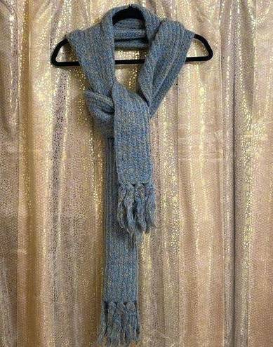 BP . Nordstrom blue/gray thick fluffy scarf, one size NWT