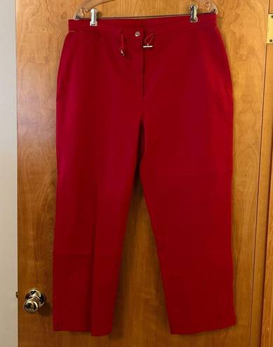 Krass&co Lauren Jeans . Ralph Lauren Red Pants Madison Ave Jeans Metal Clasp Accent 16