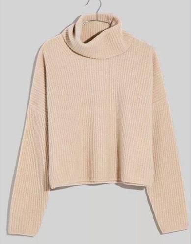 Madewell  Resourced Cashmere & Wool Turtleneck Oatmeal Sweater