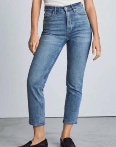 Everlane  Cheeky Jean Crop High Rise Straight Jean Light Wash Size 29