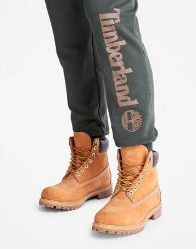 Timberland Logo Sweatpant in Dark Olive