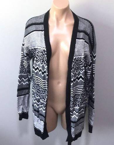 Divided  H&M Black White Cardigan