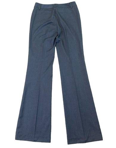 T Tahari  Medium Blue Slacks Dress Pants Office Flare Leg Size 2 Women's