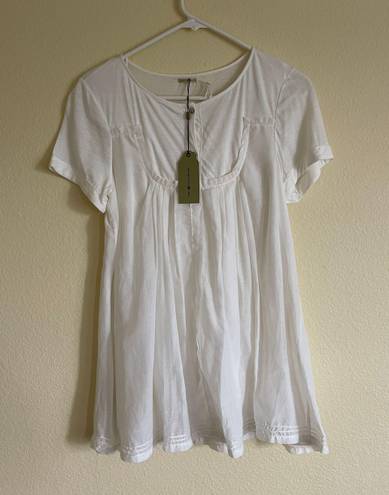 Max Studio Maxistudio white top short sleeve shirt NWT size S