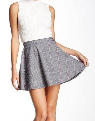 American Apparel  Gray Plaid Mini Skirt