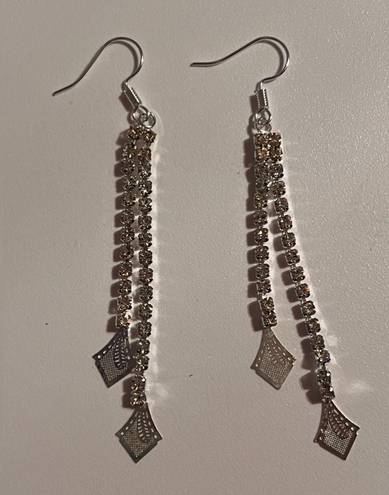 The Row Rhinestone Double Dart Earrings