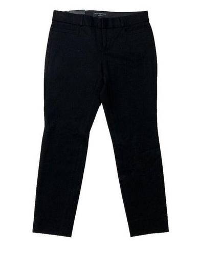 Soft Surroundings New Banana Republic Sloan Crop Black Pant Womens Size 00P Mid Rise Casual Career