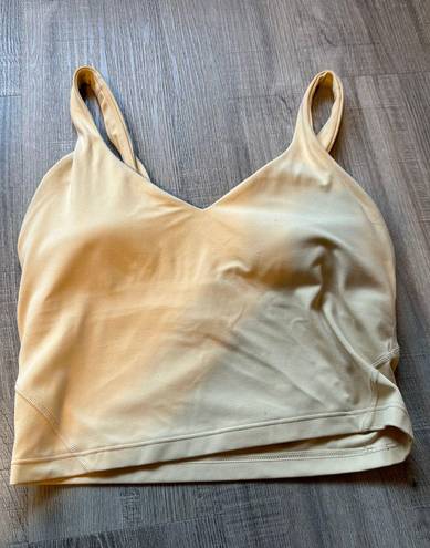 Lululemon cream colored  align tank