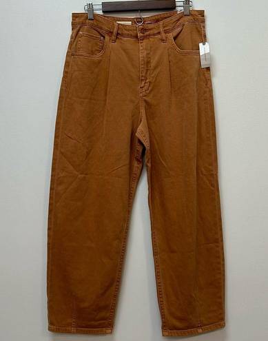 Pilcro  The Breaker Pants Barrel Jeans Copper Orange Size 31 NWT