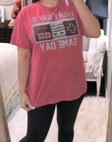 Nintendo  Every day is game day large gamer tee