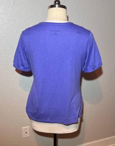 Fashion Bug Periwinkle Blue Short Sleeve Top