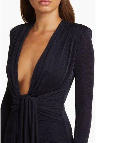 Misha Collection NWT  Francis Slinky Jersey Midi Dress in Navy