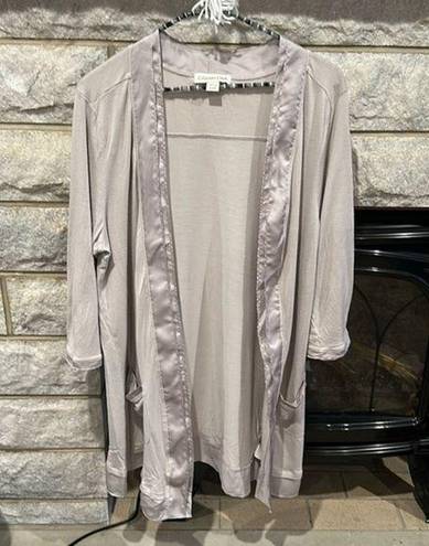 Coldwater Creek open front neutral cardigan 100% rayon XL