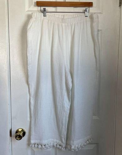 Cynthia Rowley  Ultra Soft Crop Length Wide Leg Pants