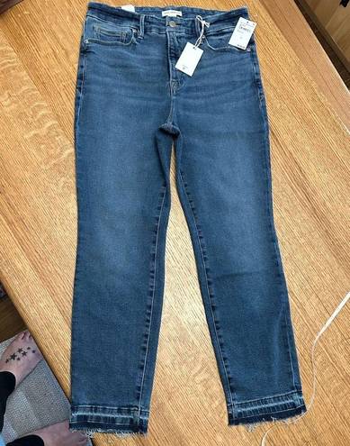 Good American  NWT cigarette jeans, 32” waist, sz 14, 28” inseam