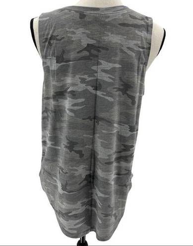 Grayson Threads  Women’s Camo "Roll With It" Sushi Graphic Tank Top Size L