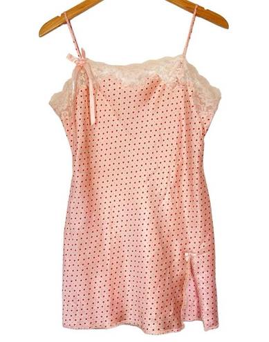 Victoria's Secret Victoria’s Secret pink heat silky vtg y2k slip gown chemise M