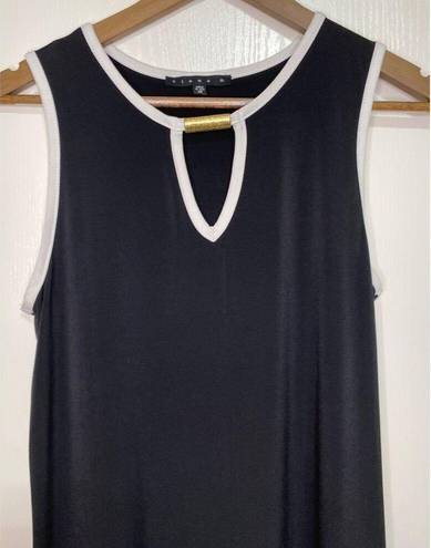 Tiana B  Black and White Sleeveless Maxi Dress, Size 10