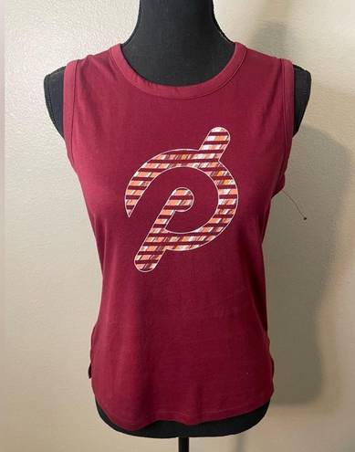 Peloton Red Workout Tank Top In xS