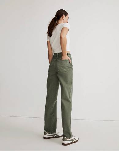 Madewell baggy straight jeans: garment-dyed edition