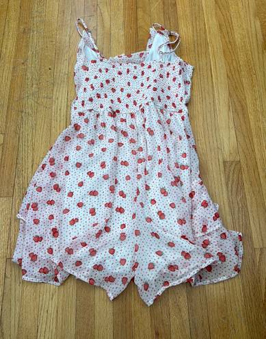 Strawberry Romper Red